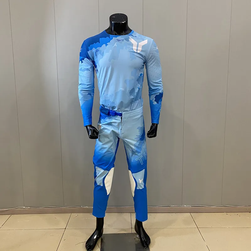 2026 Launchmode Bleach Black / Camo Motorcycle Racing Sports Riding Set Outdoor Sports Long Sleeve Pants Off road Equipment view 4