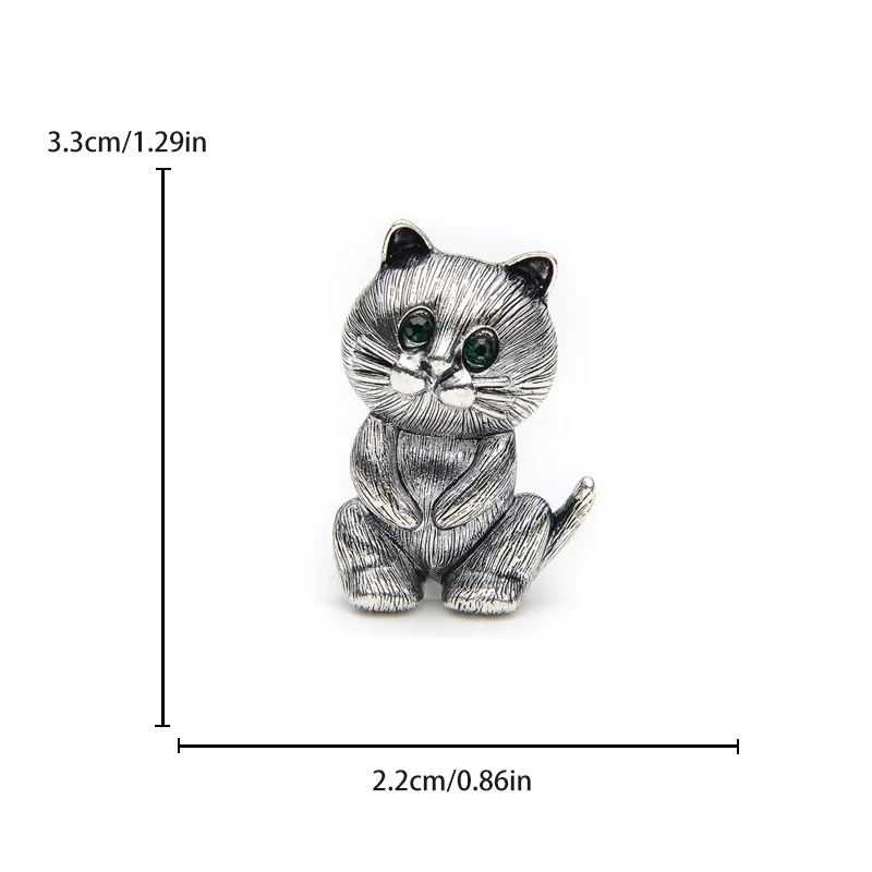 Cute Cat Pins Men Women Animals Beautiful Brooch