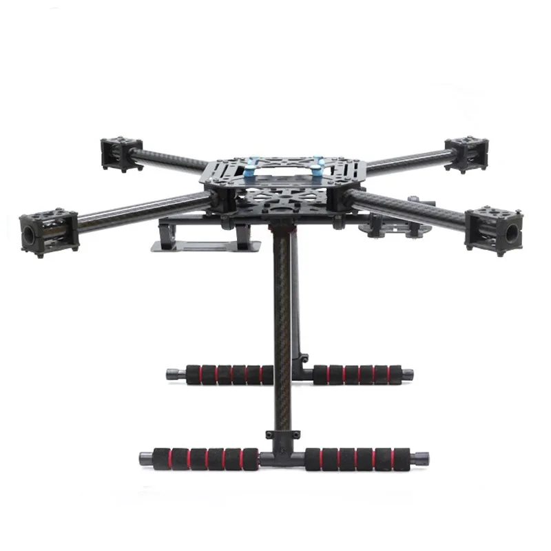 LJI X500-X4 X4 S500 Carbon Fiber Rack Four-axis Rack with Electric Tripod Landing Gear F450 Four-axis