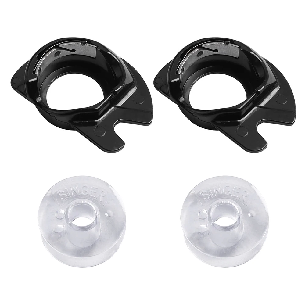 2Sets Bobbin and Bobbin Case for Singer Sewing Machine Top-Loading Bobbin Casing, Singer Sewing Machine Bobbin Case Holder