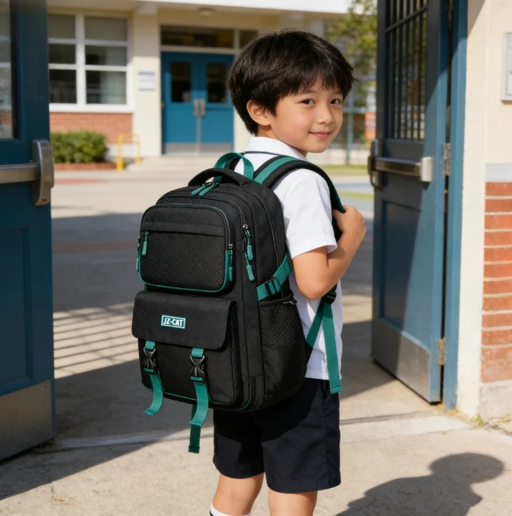 

Kids Primary School Spine Protection Backpack New Boys Waterproof Wear Resistant Large Capacity School Bag