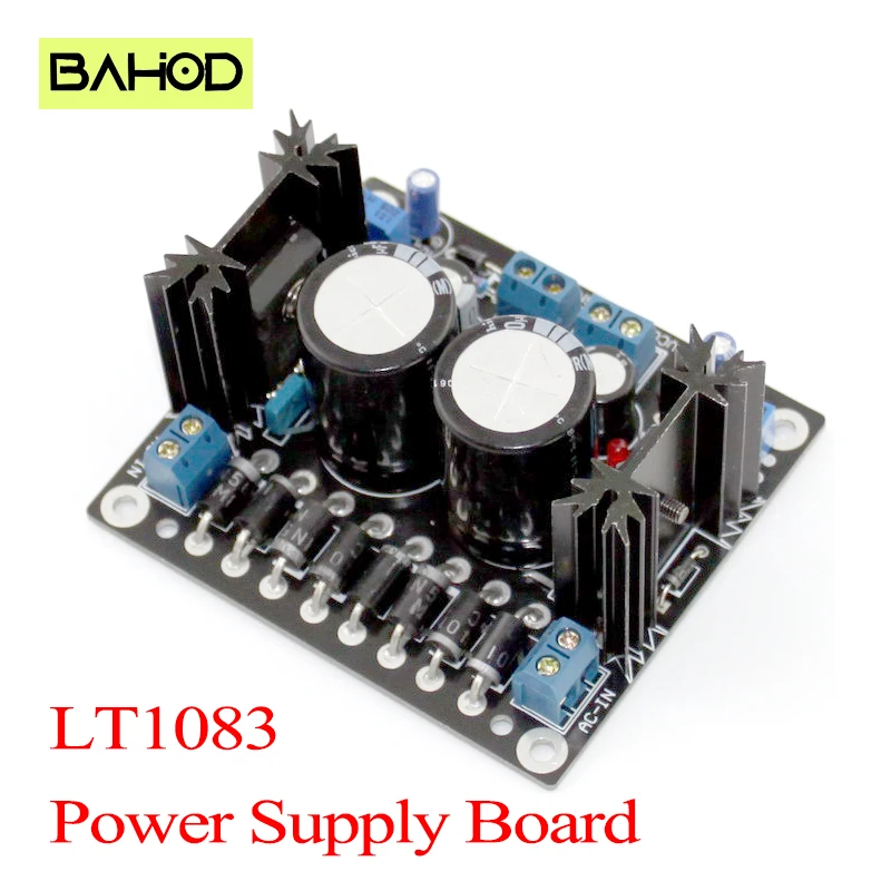 

BAHOD LT1083 High Power Adjustable Voltage Stabilized Power Board HIFI Linear Power Supply Dual Output Module Sliding Style