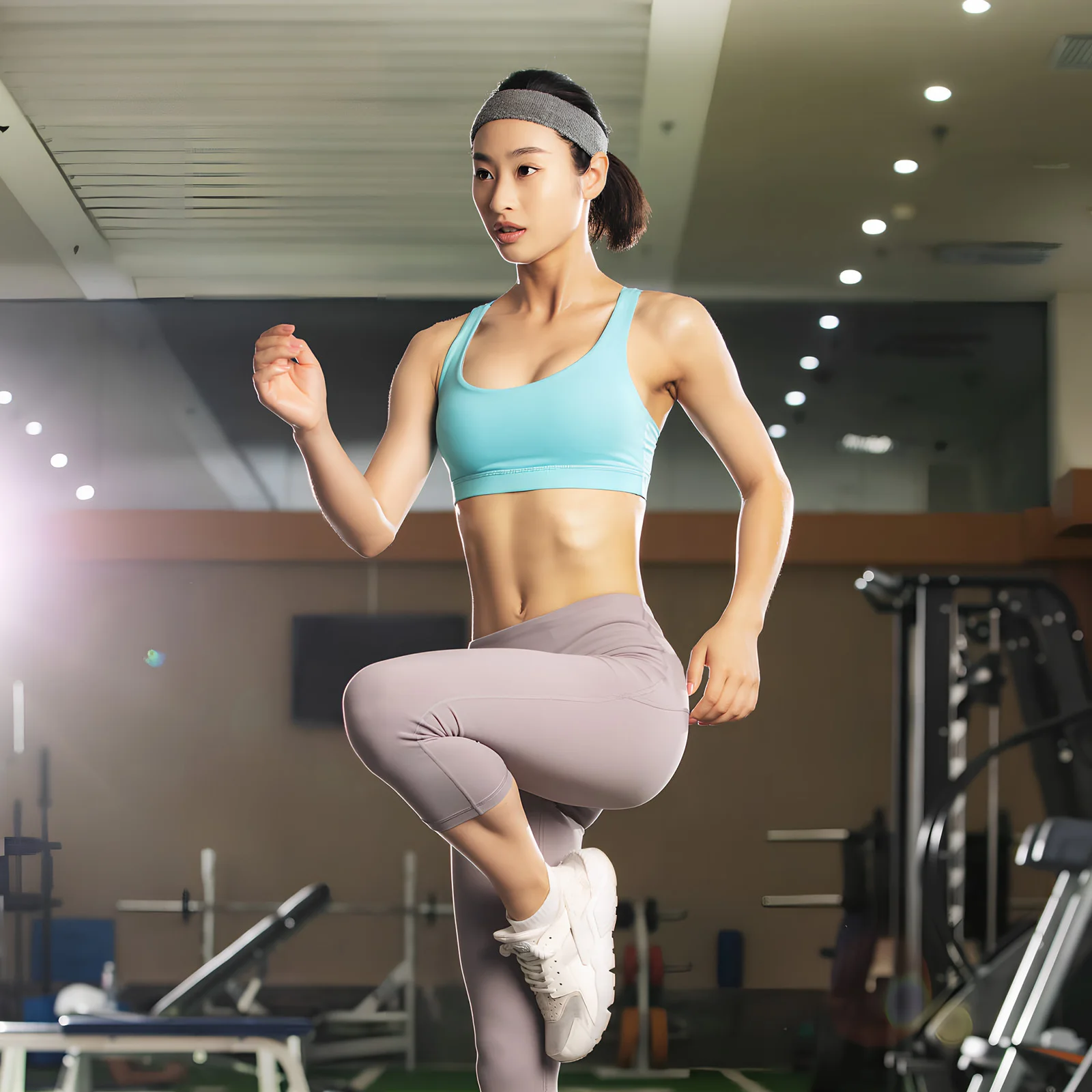 

6 pcs Sweatbands Headbands Moisture Wicking Stretchy Fitness Yoga Running Non Slip Sports Headband Unisex Outdoor