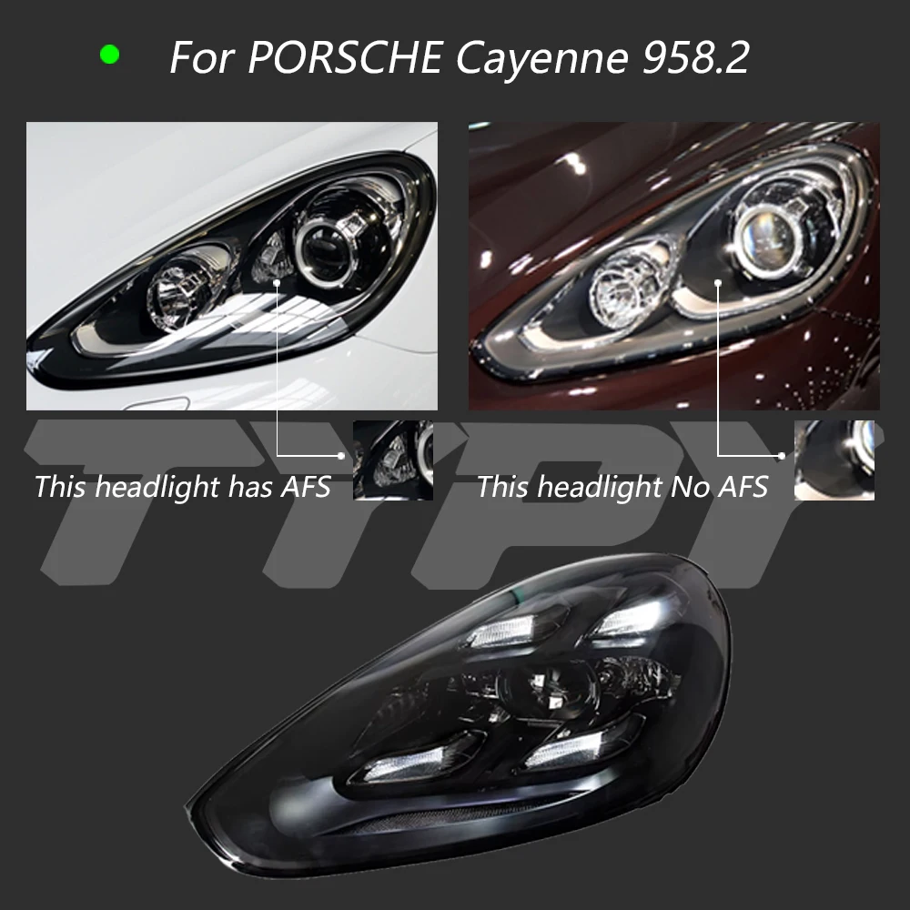 車のライト LED ヘッドランプポルシェカイエン 958.1 958.2 2011-2018