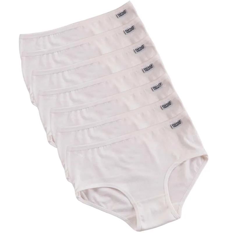 7 stks/partij Plus Size Ondergoed vrouwen Slipje Katoen Meisje Korte Sexy Lingerie Shorts Underpant Effen Panty Vrouwelijke Intieme M-4XL