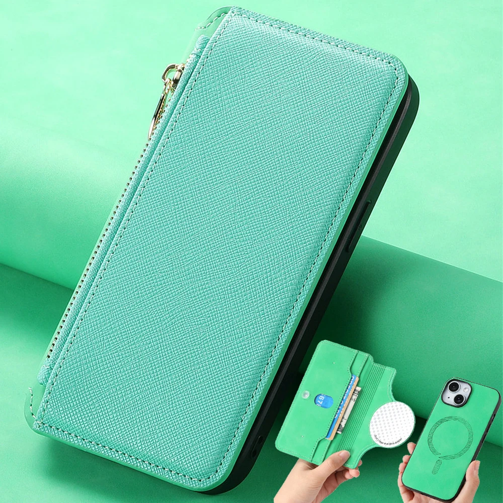 

Zipper Leather Detachable 2IN1 Wallet Case for OPPO Reno 13 12 Pro 5G Luxury Cover Phone Reno 11 11F 11A Reno13 Magnetic Cover