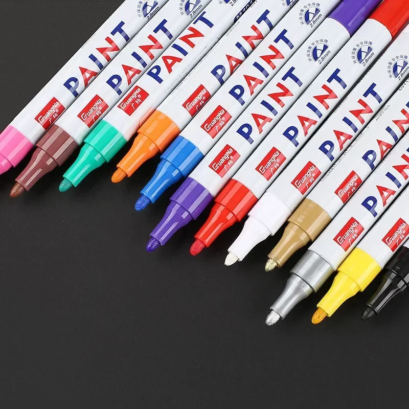 M101 Paint Art Graffiti Pen White Sign in Pen Tire Touch Up Note Number Oil-based Pen