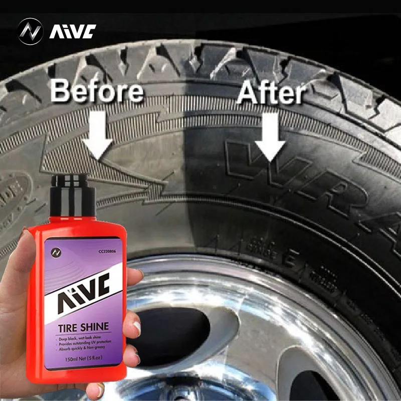 Tire Shine AIVC Tyre Gloss Coating Hydrophobic Sealant Ultimate  Auto Tire Polishing Cleaner Efficient Tires Spray Car Detailing