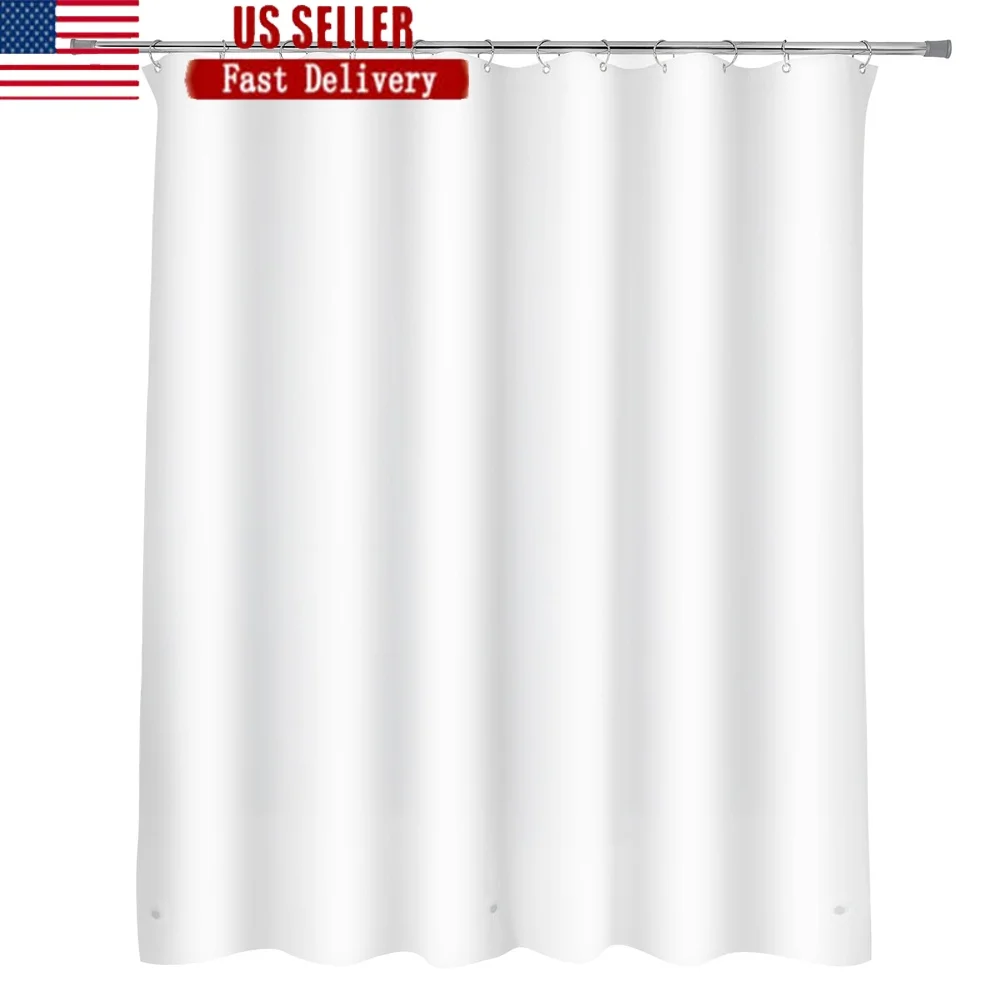 

Medium Weight PEVA Shower Curtain Liner Waterproof 70x71 Inch Rust Resistant Grommet Easy Care Wipe Clean Durable Magnets