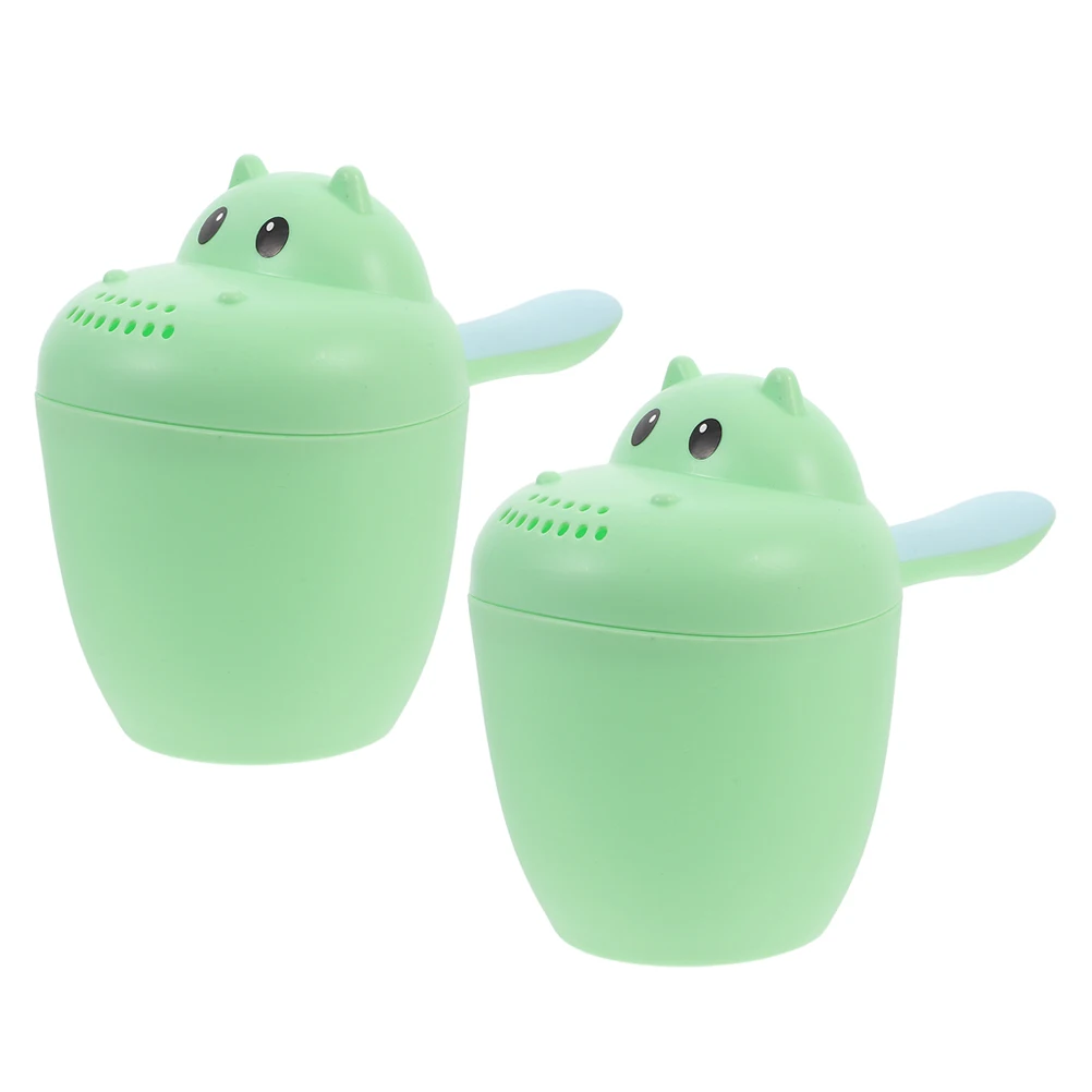

2 Pcs Shampoo Cup Bath Pour Rinse Newborn Large Pp Shower Supplies Accessories