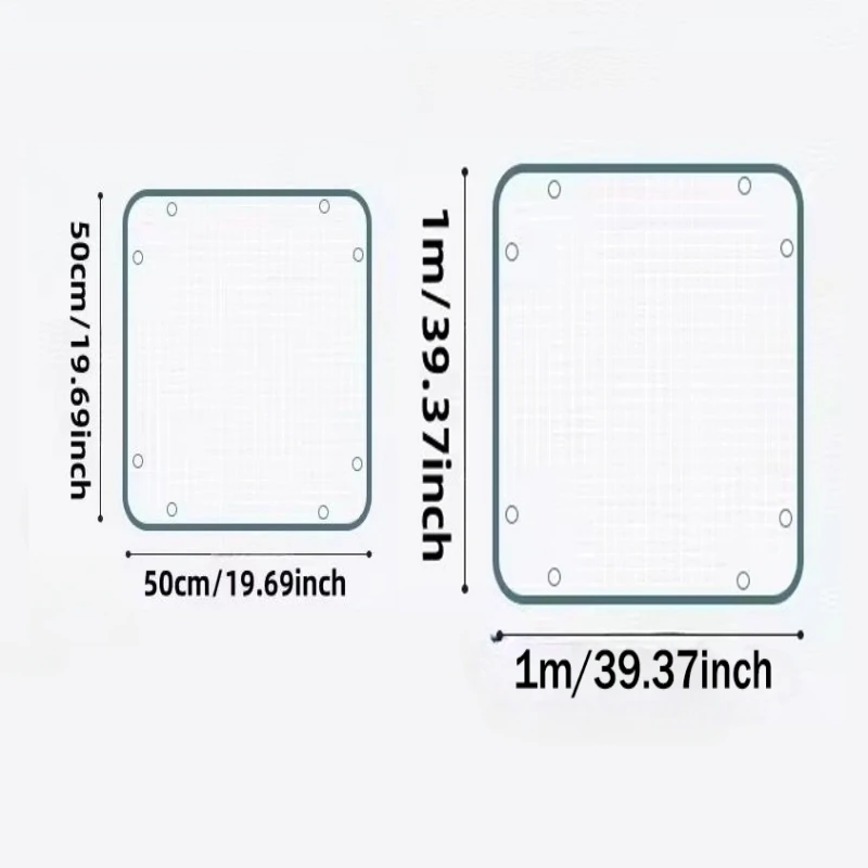 1pc 19.68/39.37in Plant Repotting Square Mat Waterproof Transplanting Dirty Catcher Bonsai Mud prevention