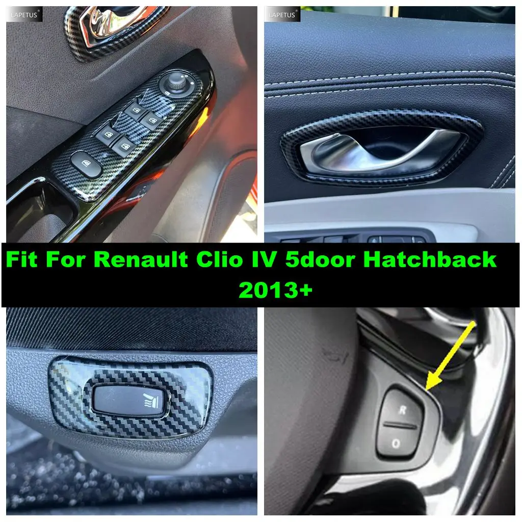 

Handle Bowl / Window Lift Panel / Steering Wheel Frame Cover Trim Accessories For Renault Clio IV 5door Hatchback 2013 - 2018