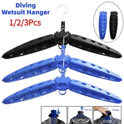 1/2/3 Stuks Opvouwbare Hanger Stand Voor Snorkelen Duiken Surf Wetsuit Drysuit Outdoor Water Sport Duiken Natte Pakken Droogrek