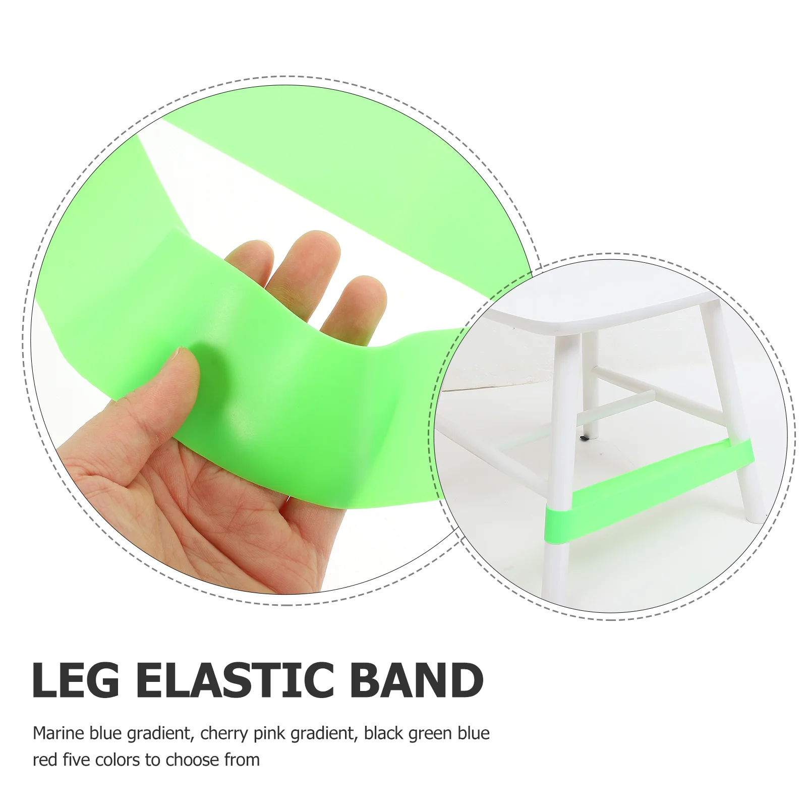 Rekbare Veerkrachtige Gekleurde Banden Met Fidgety Voeten Gekleurde Stoel Elastische Banden Adhd Tool Fidgety Feet Elastische Banden