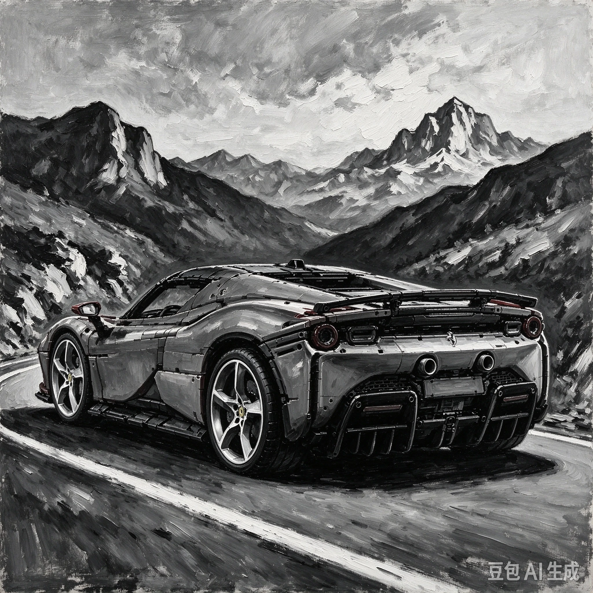 3778-pieces-nouveau-blocs-de-construction-de-supercar-sp3-decoration-interieure-modele-de-voiture-de-sport-collection-ornements-cadeaux-d'anniversaire-et-de-nouvel-an