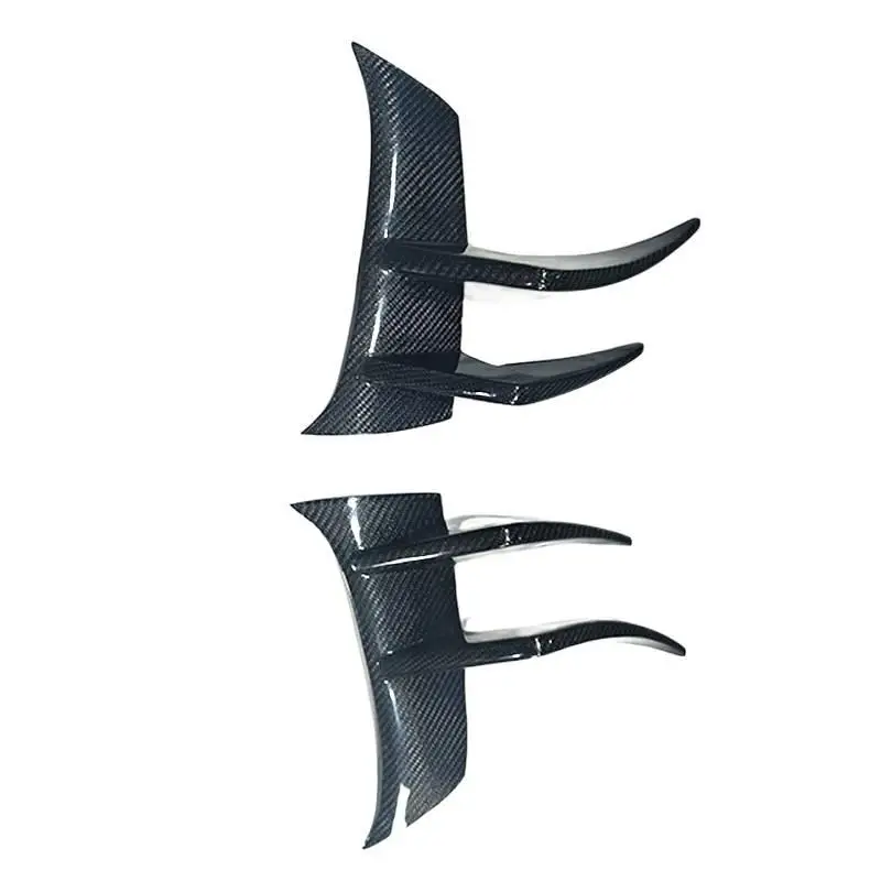 

Suitable for 2016-2019 Mercedes-Benz AMG GTR Modified Carbon Fiber Air Vent Wind Knife Front Bumper De