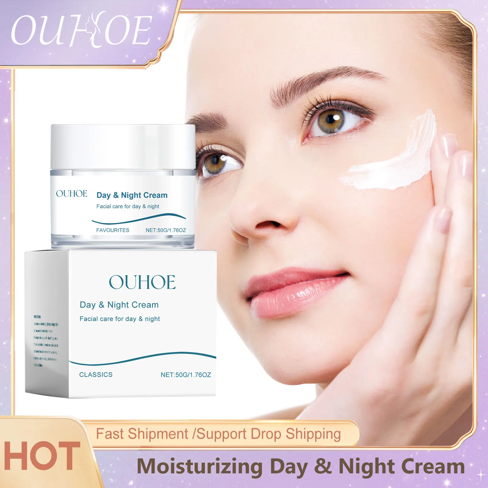 Repair Face Cream Day Night Moisturizer Nourish Hydrate Tender Remove Pigmentation Sagging Rough Skin Firm Lightening Face Cream