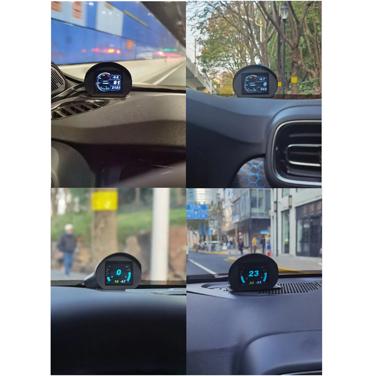 1set HUD OBD2 Car Digital Speedometer Gauge On-board Computer Auto Diagnostic Automotive Head Up Display Intelligent Systems