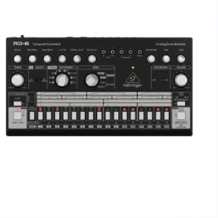 

Behringers RD-6-BK Профессиональная имитация MIDI-барабанной машины Синтезатор с эффектом Синтезатор