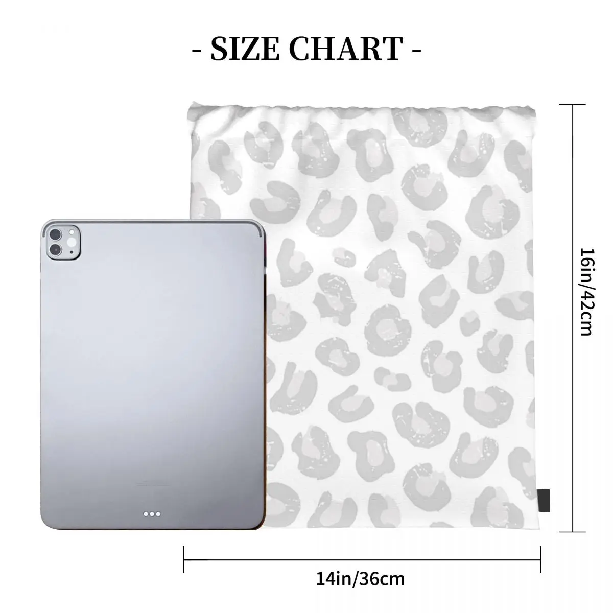 طباعة الفهد - حقائب ظهر فضية باللونين الرمادي والأبيض، حقائب ظهر عصرية محمولة برباط، حقيبة رياضية، حقائب كتب للسفر والمدرسة