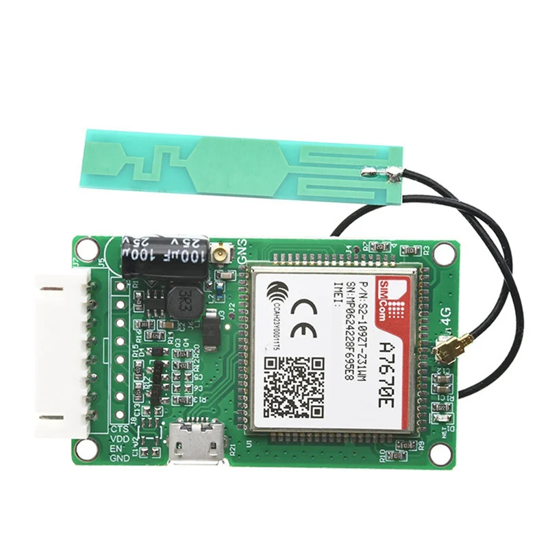 

T31C-A7670E SIMCOM Core Board 4G LTE Cat1 With SIM Card Slot, 2G LTE-FDD, GSM 900/1800Mhz For TTL UART