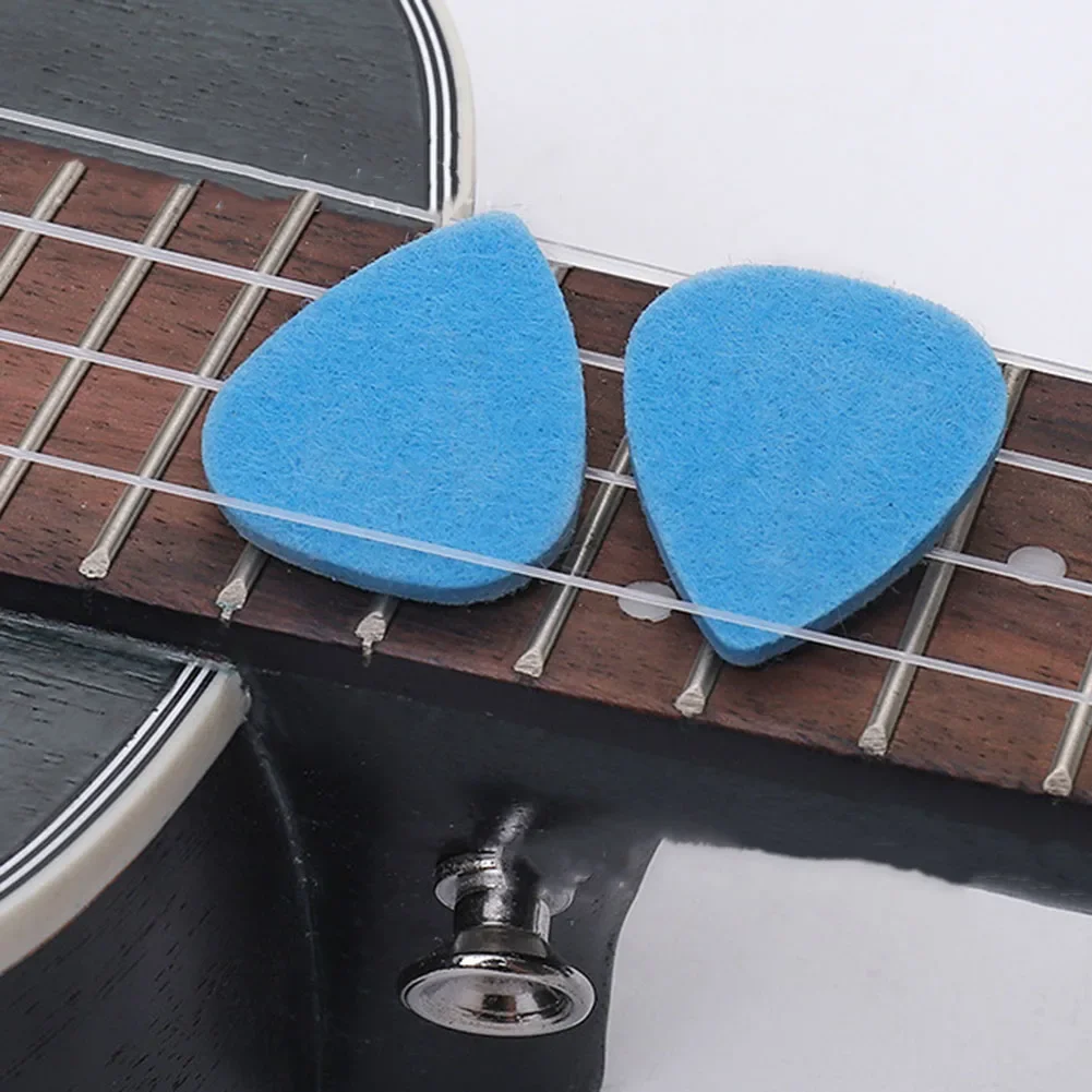 Paddle Ukulele Felt Picks Professional 30mm*25mm 3mm Thick 5pcs Accessories Concert Kit Part Performances Useful