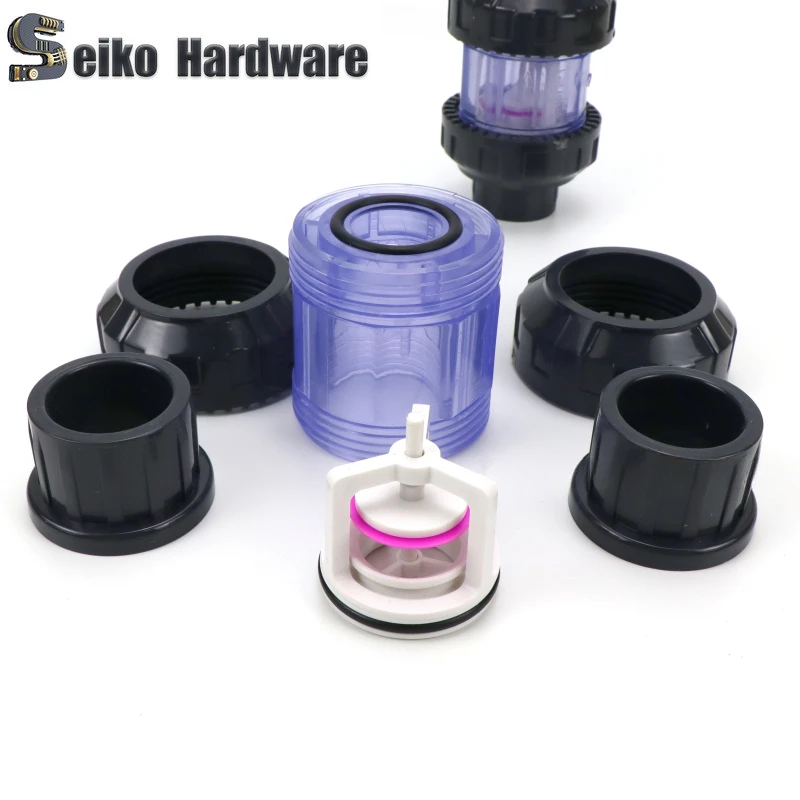 UPVC Lift Check Valve Fish Tank Silent Flip Plate Check Valve Vertical Check Valve Anti Siphon Backflow Valve