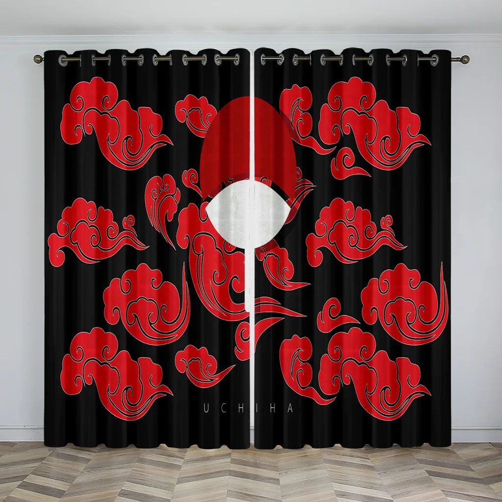 3D Japan Cartoon Anime Series Sunshade Curtains 2 Panel Living Room Bedroom Den Children\'s Room Decor Free Delivery