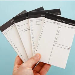 Creative Daily Schedule Memo Pad To Do List Plan Sticky Note Time Sticky Notes Schedule Planner Stickers Office School Supplies