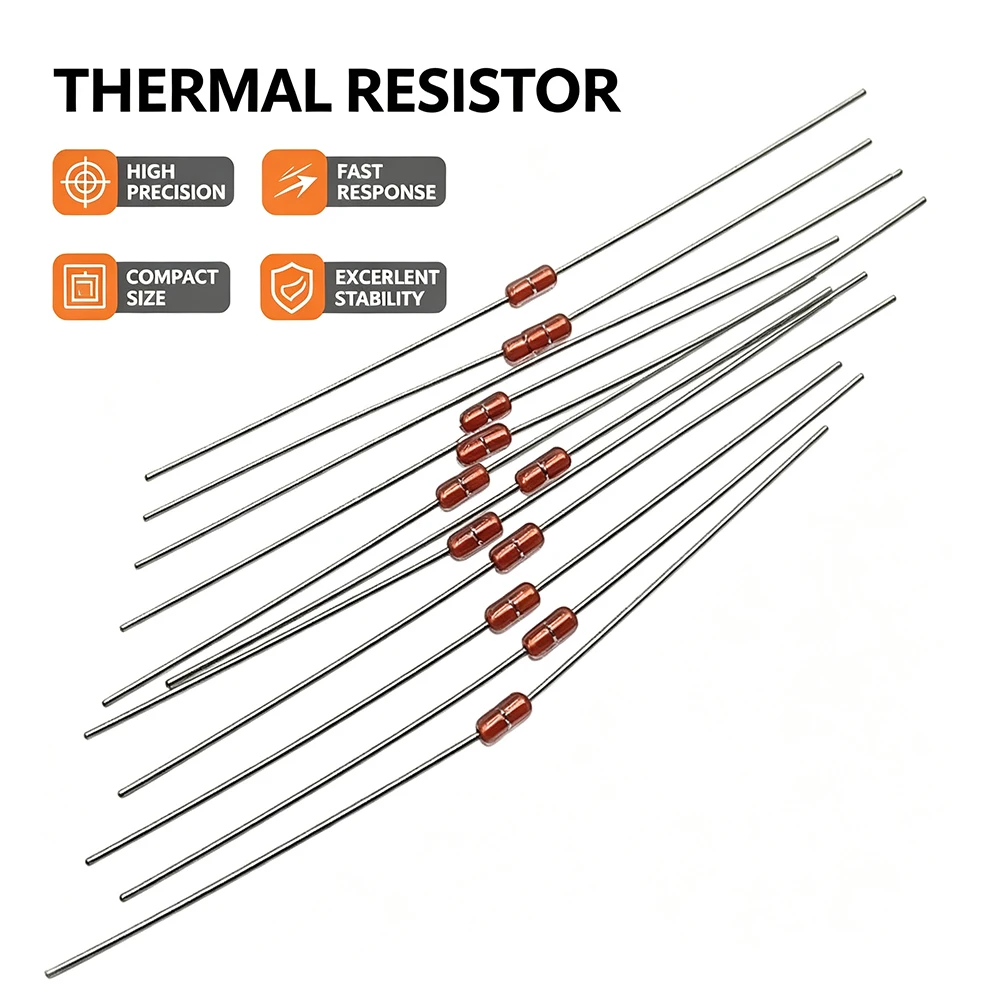 500PCS MF58 3950 NTC Thermal Resistor 1% 10K 50K 100K Temperature Sensor