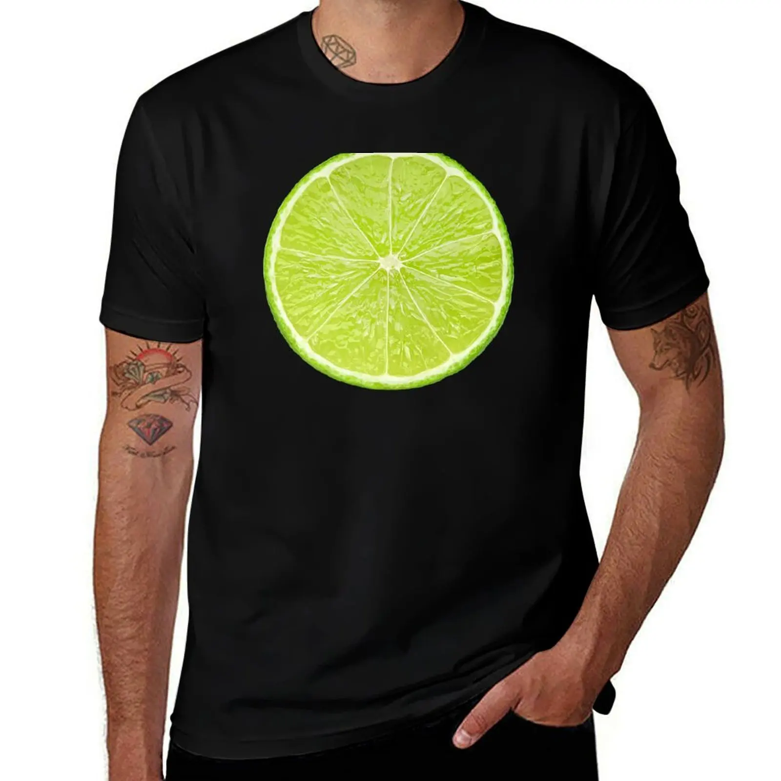 Slice of lime T-Shirt Relaxed Casual Short Sleeve Tee