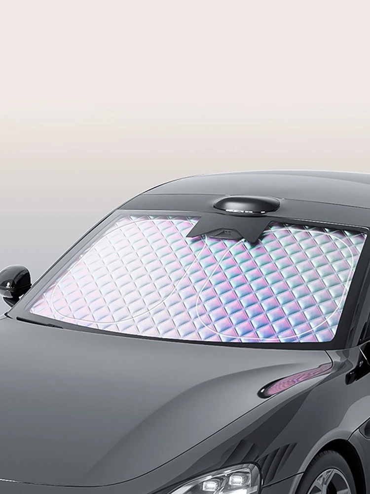 

Car Windshield Laser Sunshade Foldable Auto Front Window Sun UV Protection Heat Insulation Cover Portable Privacy Protector