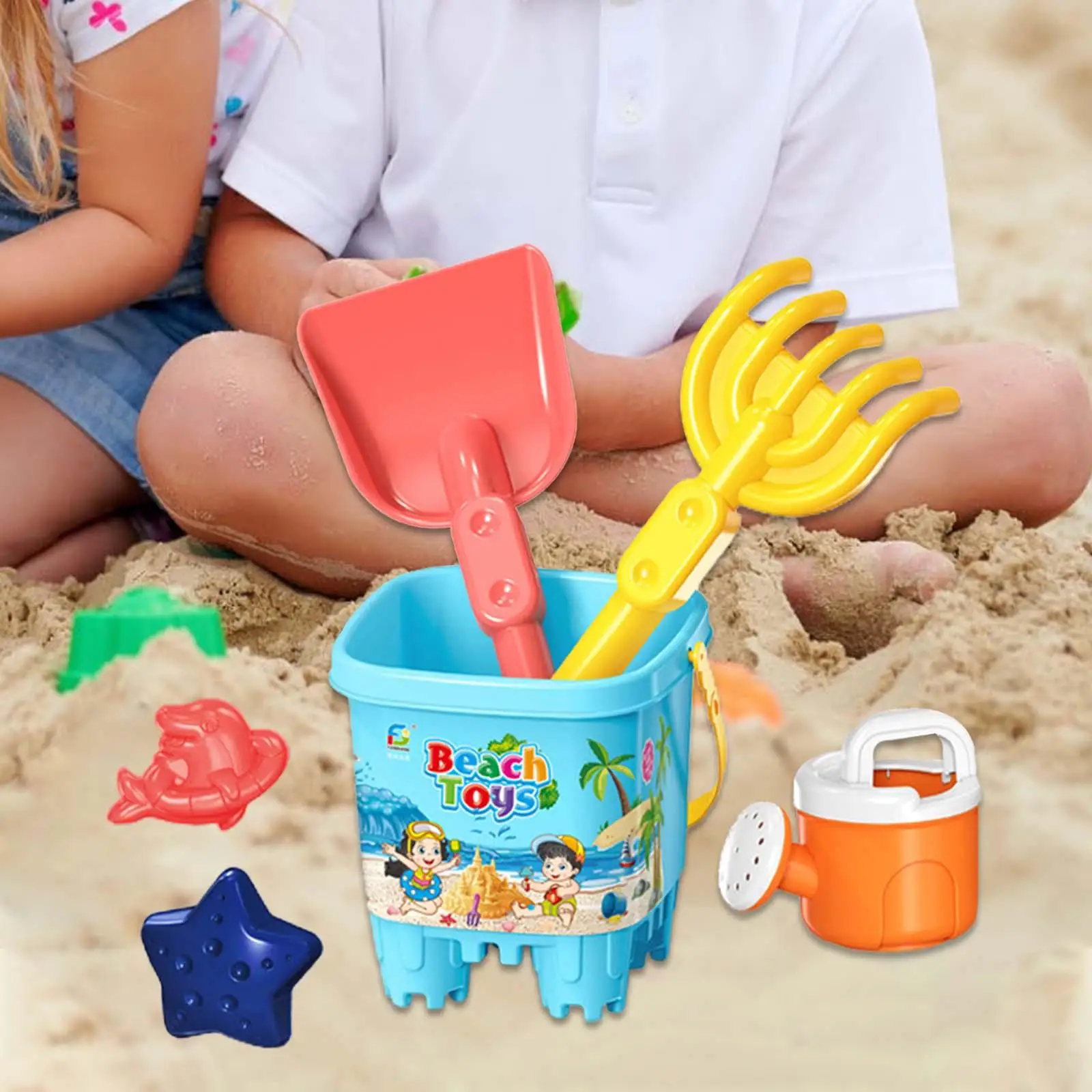 Sand Toy Set, Beach Toys Set, Beach Sand Toys Set, for bathtime Camping Gear Travel Sand Toy