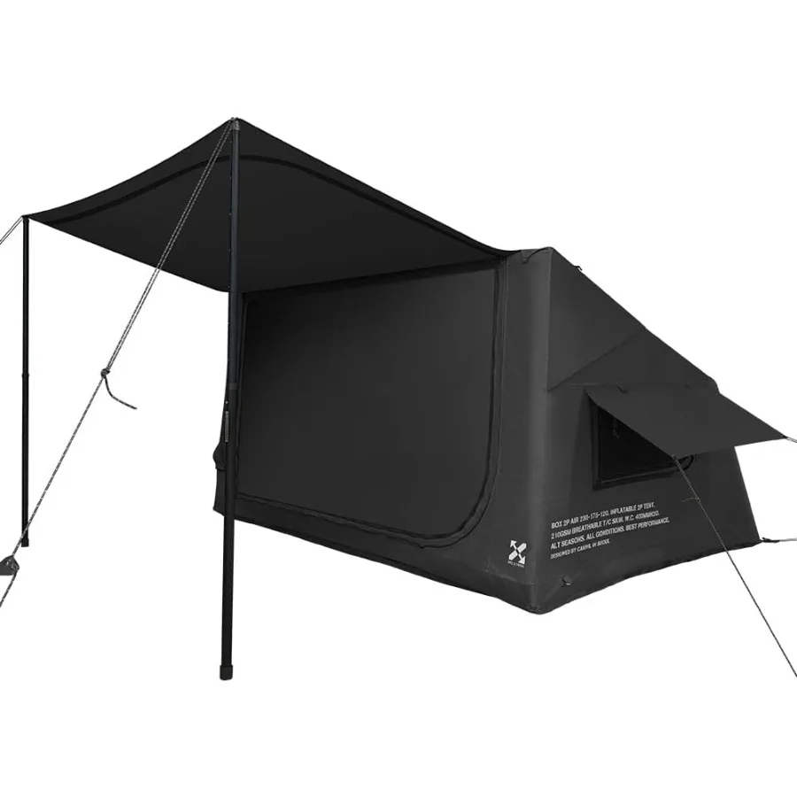 

2025 Upgraded Canvas Inflatable Camping Tent with Pump Easy Setup Blow Up Air Tent for Camping No Assembly Needed Air Tent with