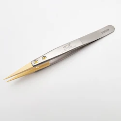 Watch Tools, Boxwood tweezers precision anti-magnetic tweezers insulated non-damaging parts watchmaker repair tools