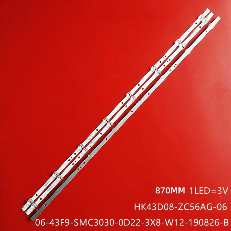 LED 06-43F9-SMC3030-0D22-3X8-W12- 190826 -B H43E18 43un265t HK43D08-ZC56AG-08 LE43C61 LE43M31 LE43C51 H43E08A L43M5-EK 303HK 430050