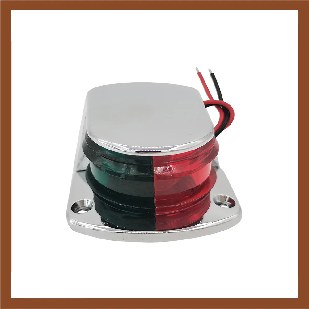 Led Boat Navigation Light Red And Green Led Zinc Alloy Marine Navigation Light Boat Bow Light For Pontoon And Small Boat