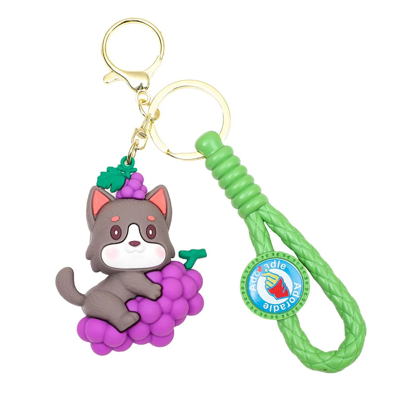 miniso  New plush car keychains, cute and exquisite bags, pendants for couples