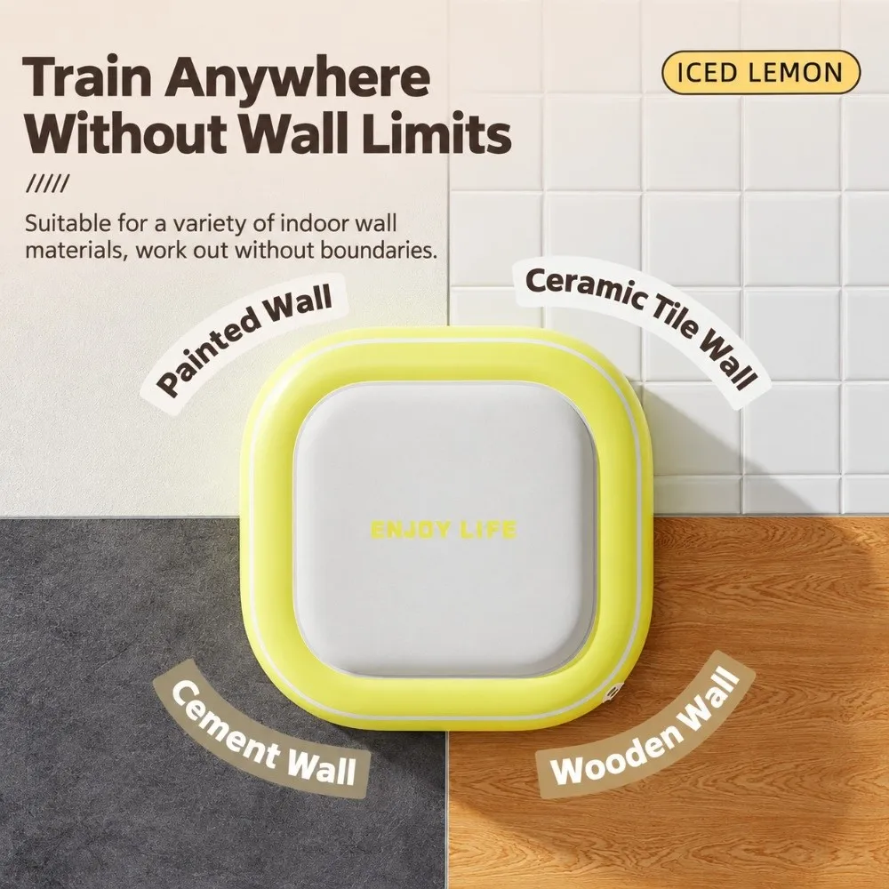 Inflatable Suction Mount Wall Punching Pad No Drill Soft Cushion Punching Training Pad Square Shape Boxing Target