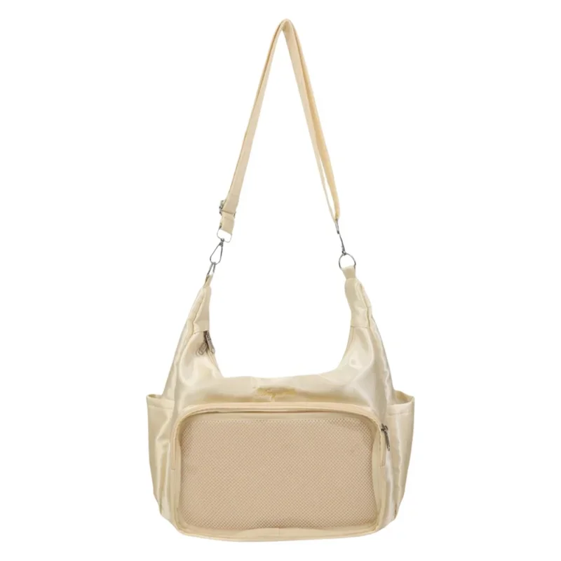2026 Chic Transparent Commuter Trendy Cute Large Capacity Crossbody Shoulder Tote Bag Women Fresh Sweet Style