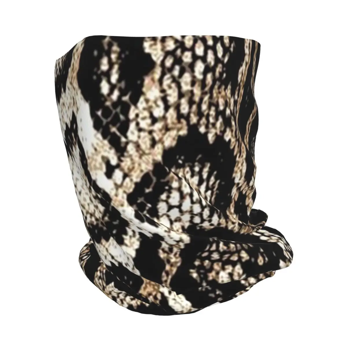 Snake Skin Bandana Neck Gaiter Mask Scarf Warm Face Mask Beanies Hat for Men Women Adult Washable