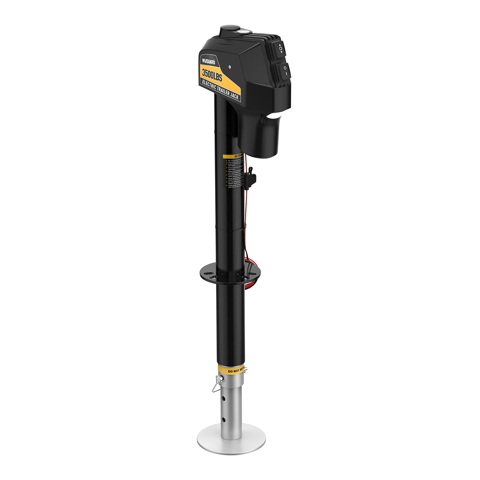LED Light 3500LBS Electric Trailer Jack for Travel Trailers and Campers RV Body Part