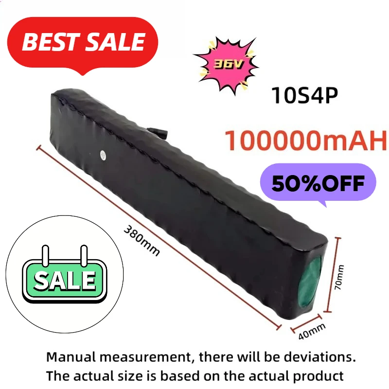 

10s4p 36v 100000mah for Electric Scooter Lithium Battery Pack 36v 100ah Rechargeable Batteries