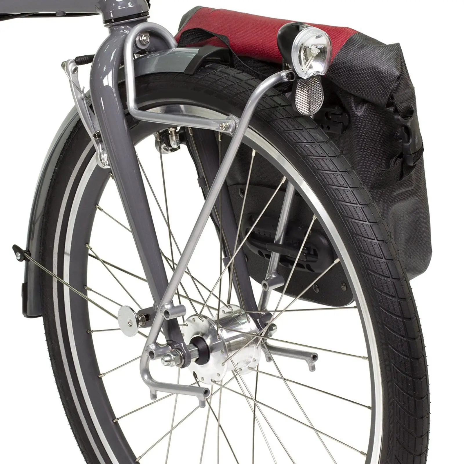 Lightweight Front Bicycle Basket Rack Aluminum Alloy Low Ride Pannier Shelf for 20 Inch 24 Inch