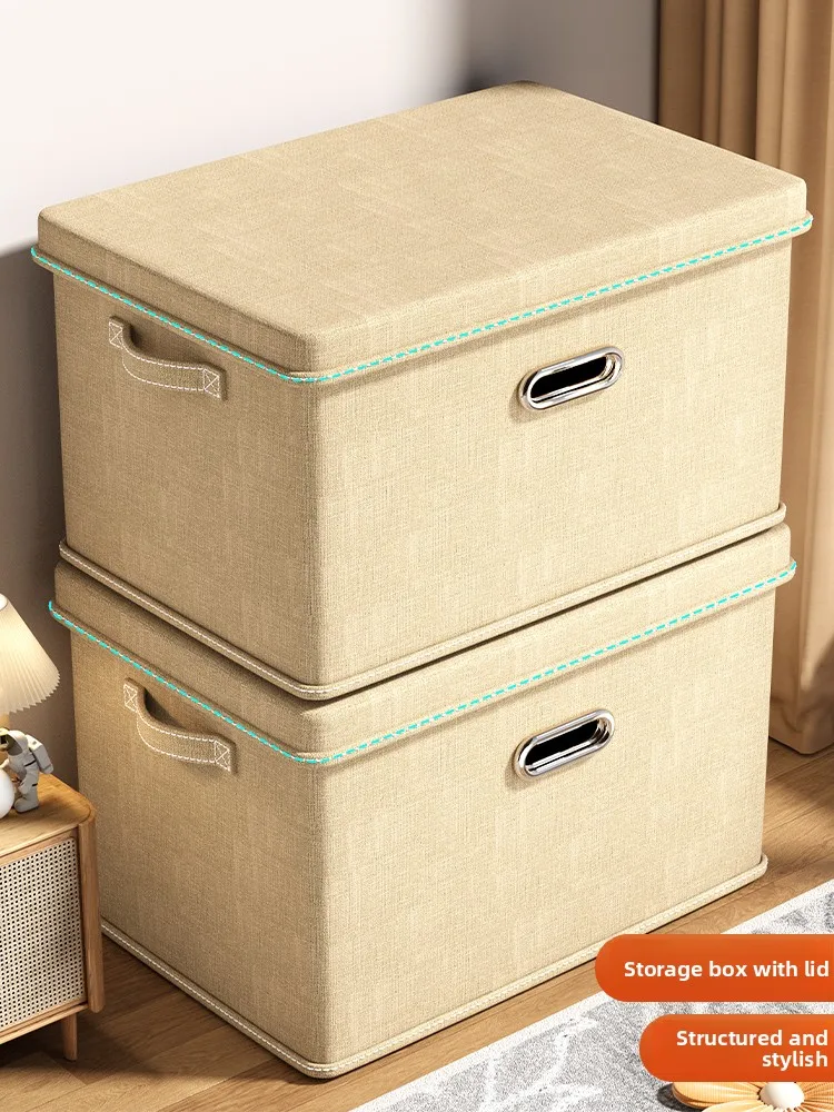 

Home Use Clothing Storage Box Fabric down Jaet Quilt Organizer Tool Foldable Storage Basket Non-Woven Fabric Storage Bag