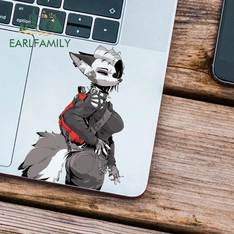 EARLFAMILY 13cm x 9.5cm for Furry Waterproof Car Stickers Vinyl RV JDM VAN Decal Camper Graffiti Windows Laptop Car Accessoires