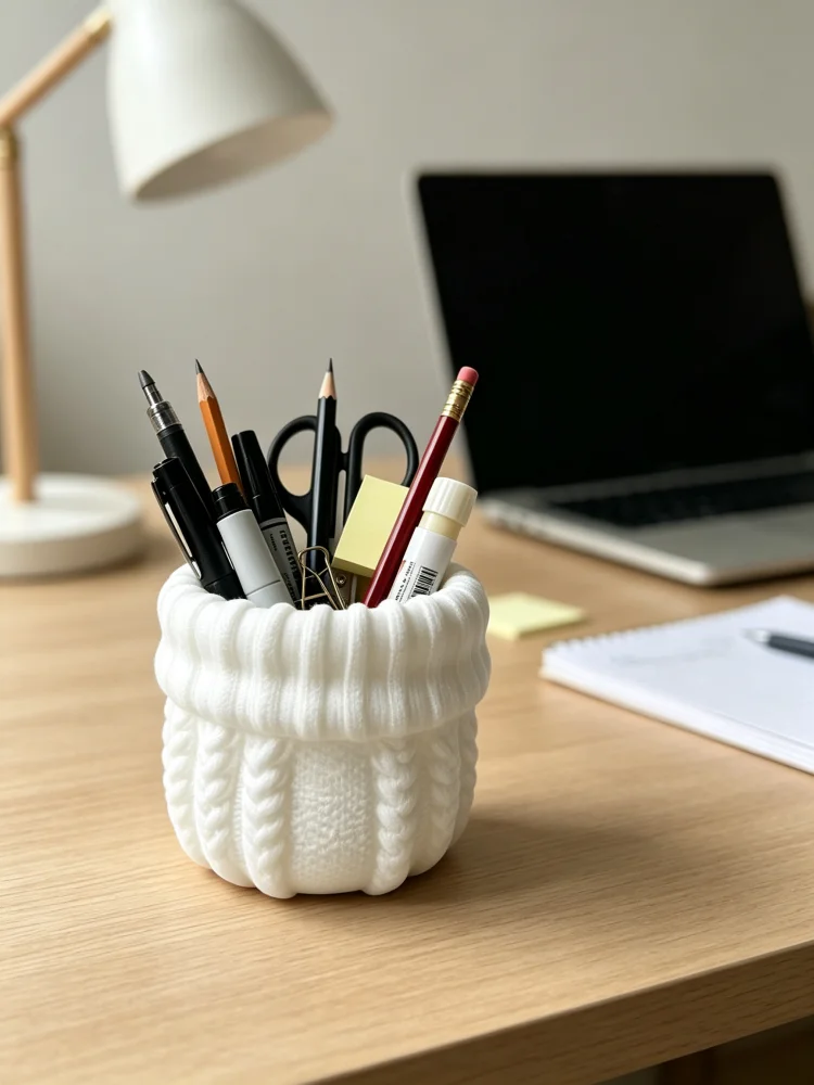 Portapenne da scrivania con te - Home Office With Two Desks recensione e prezzo