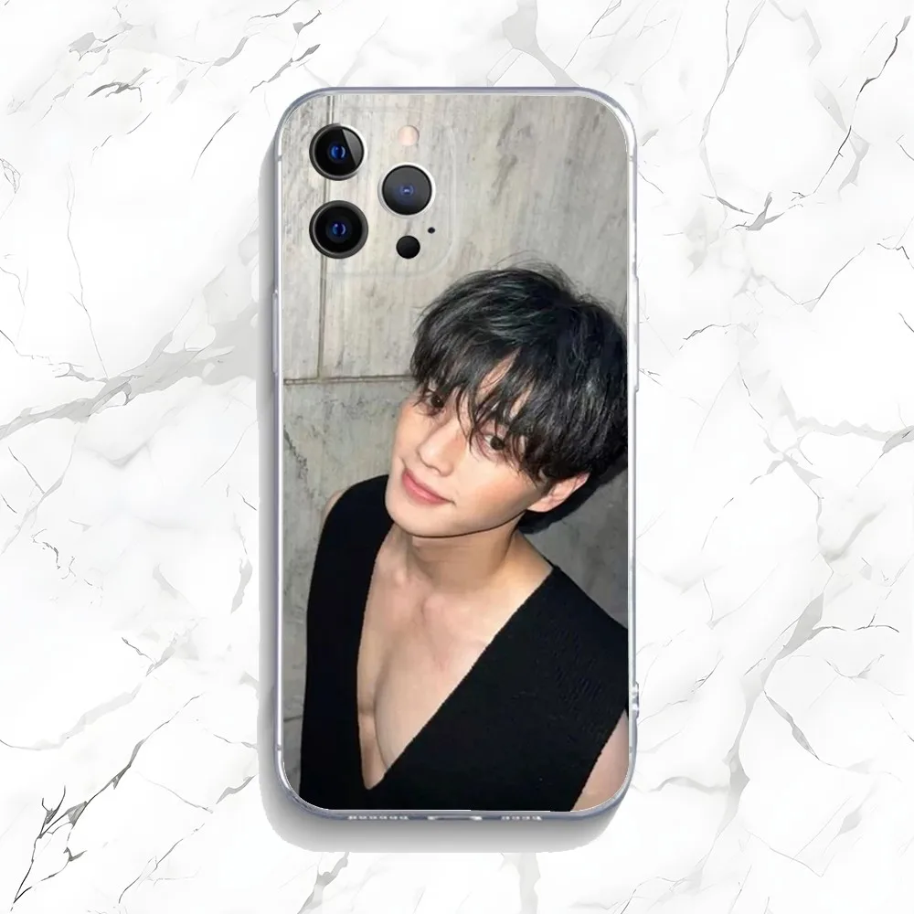 Song Kang Korean Actor Phone Case For iPhone 15,14,13,12,11 Plus,Pro,Max,XR,XS,X,7,8 Plus,SE,Mini Transparent Silicone Soft