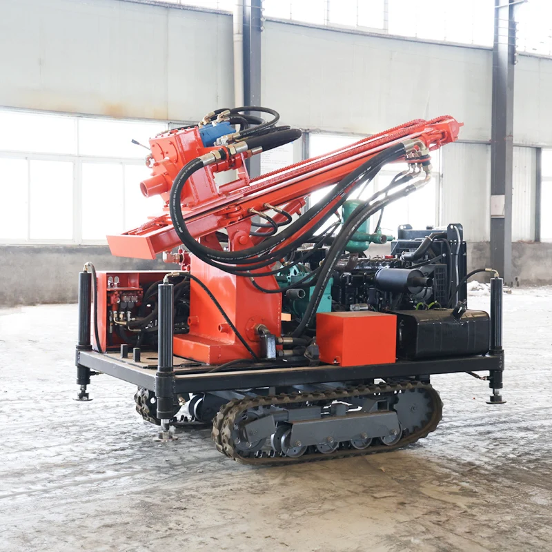 

Customized SM200 Agricultural Water Well Drilling Rig Portable Crawler Travel Diesel Powered, Optional Accessories as Required