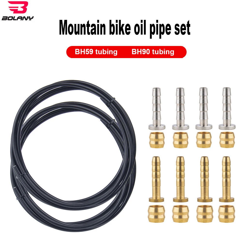 Bolany mountain bike hydraulic disc brake oil pipe housing 5mm bicycle brake cable hose oil pipe connector kit for Shimano